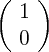 (    )
   1
   0