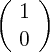 (     )
   1
   0